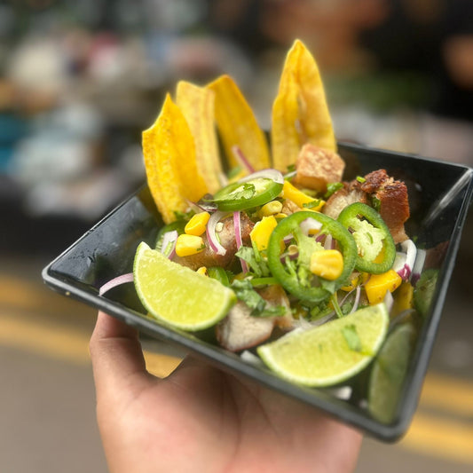 CEVICHE DE CHICHARRÓN CRIOLLO